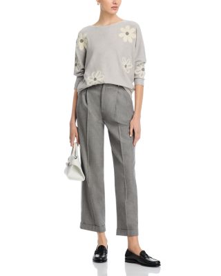 Floral Embroidered Sweater