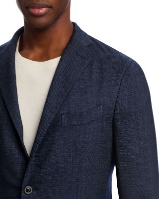 Garment Dyed M&amp;eacute;lange Hopsack Slim Fit K. Jacket