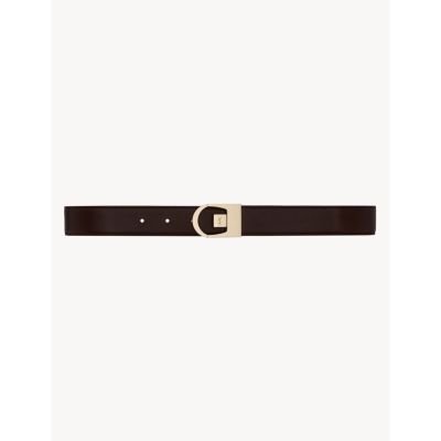 Reversible Belt in Smooth Leather