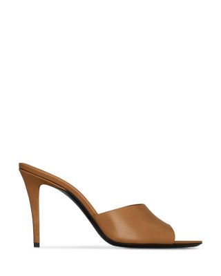SAINT LAURENT - Women's Romy Mules in Smooth Leather