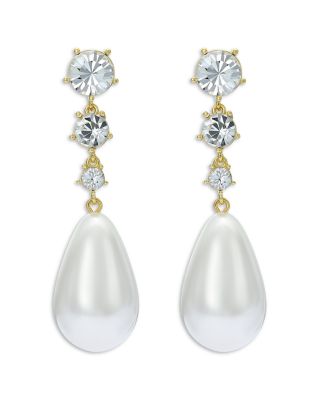 Pearsti Statement Crystal Bead Drop Earrings