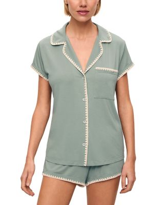 Frida Whipstitch Short Pajama Set