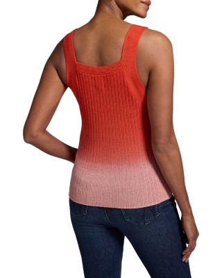 Luxe Ombr&eacute; Ribbed Tank Top