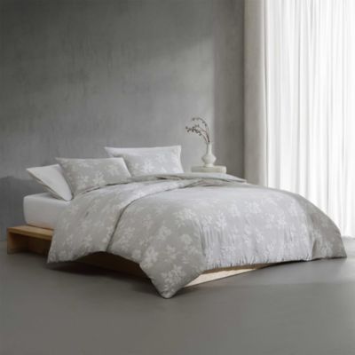 Spring Branches Cotton Jacquard 3 Piece Comforter Set, King