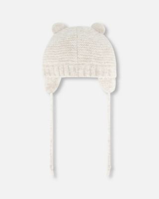 Unisex Knit Hat with Ears Off - Baby
