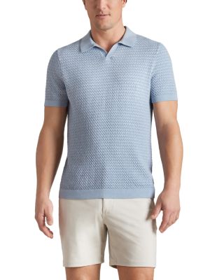 Johnny Collar Short Sleeve Polo Sweater