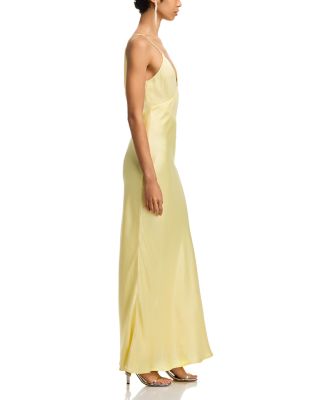 Capri Yellow Slip Dress