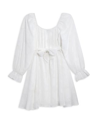 Girls' Floral Jacquard Chiffon Dress - Big Kid