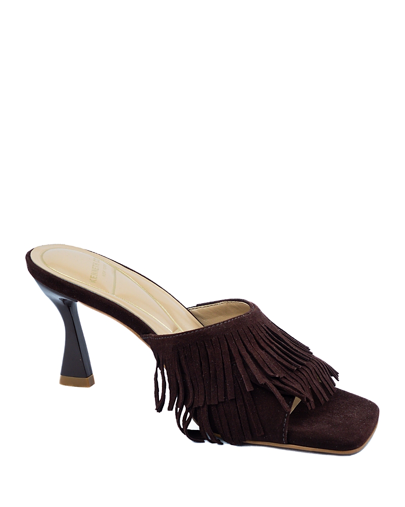 Kenneth Cole Darby Slide Sandal In Chocolate