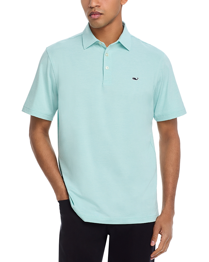 Vineyard Vines St. Jean Stripe Sankaty Regular Fit Polo Shirt