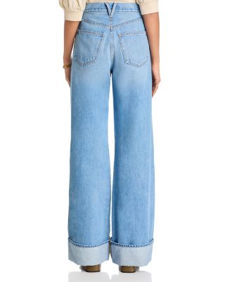 Taylor High Rise Wide Leg Jeans in Bright Nova
