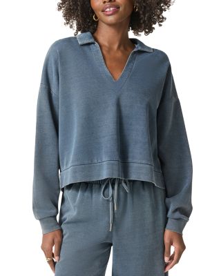 Splendid - Indigo Polo Sweatshirt