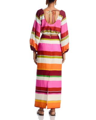 Lori Linen Cropped Top - Exclusive