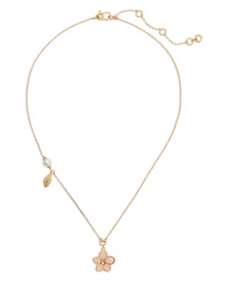 kate spade new york - Pastel Petals Pendant Necklace, 16"-19"