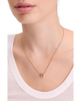 Molten Glass Pendant Necklace, 16"-19"