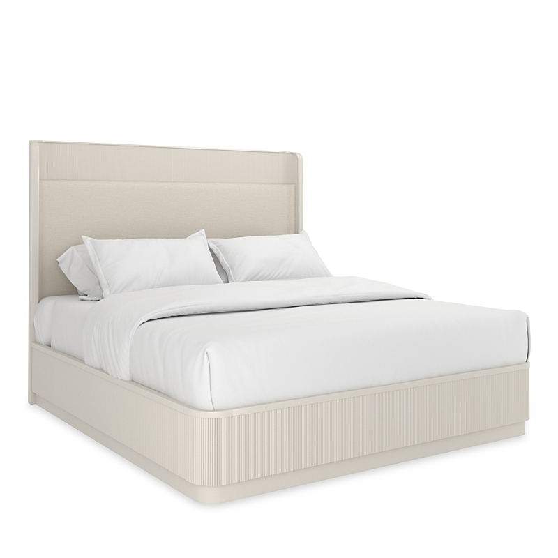 Caracole Fall In Love Bed, Matte Pearl King In Matte Pearl