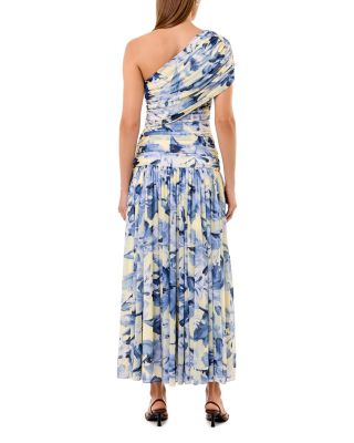 Gaia One Shoulder Drop Waist Dress