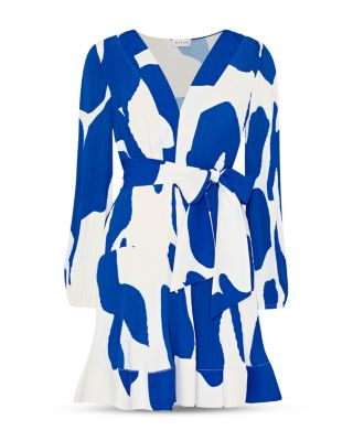 Liv Grand Foliage Pleated Dress