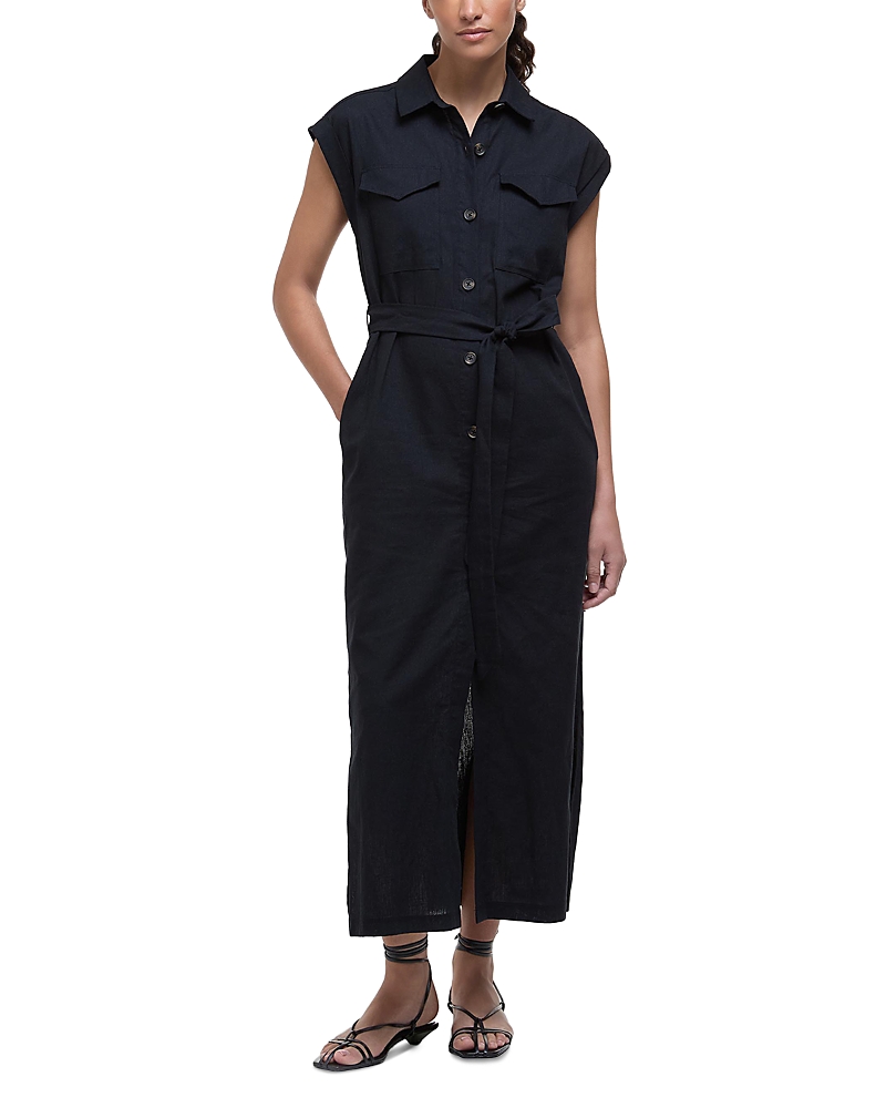 BARBOUR BIRDIE MAXI SHIRT DRESS