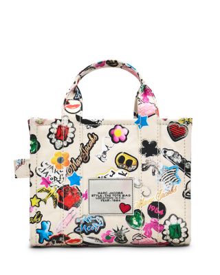 MARC JACOBS The Sticker Canvas Small Tote Bag | Bloomingdale