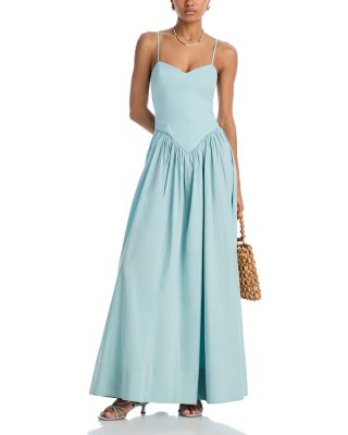V Neck Maxi Dress