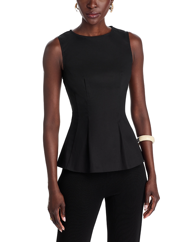 Aqua Peplum Hem Top - Exclusive
