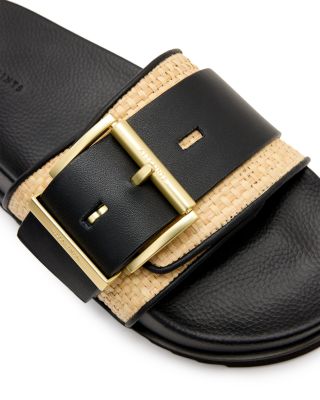 Women's Ellie Raffia Slide Sandals