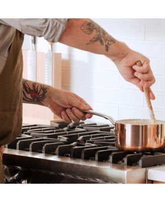 Copper 1.9 Qt. Saucepan and Lid