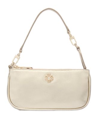 Tube Plus Metallic Leather Clutch