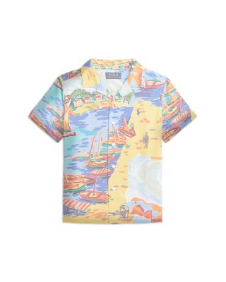 Ralph Lauren - Boys' Riviera Print Cotton Camp Shirt - Little Kid