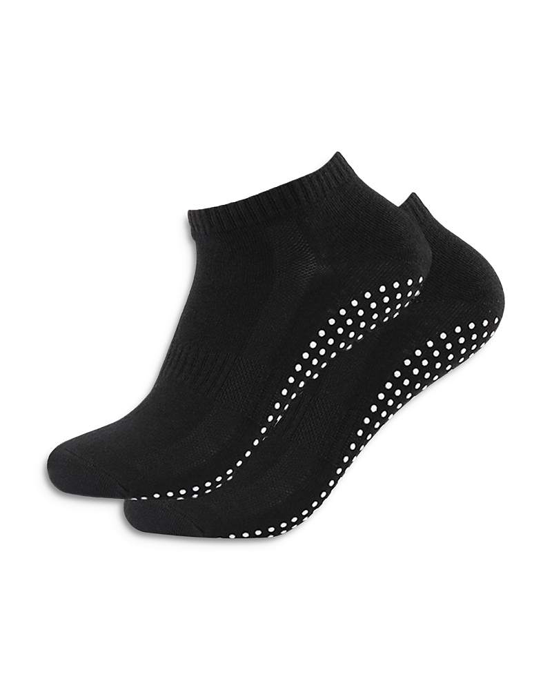 Stems Grip Socks, Pack Of 2 In Black