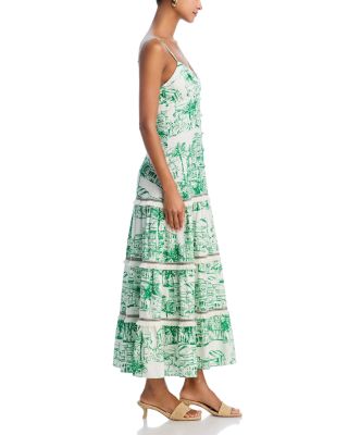 City Palm Scenic Print Dress - Exclusive