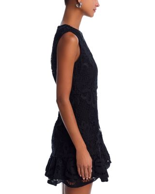 Lace Flounce Sleeveless Dress - Exclusive