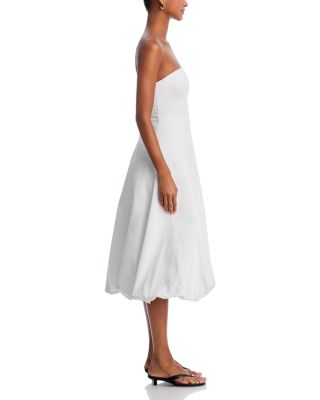 Strapless Midi Bubble Dress - Exclusive 