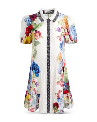Alice+Olivia■Claire Short Sleeved Tiered Dress■ドレス Alice and Olivia Claire Short Sleeved Tiered Dress