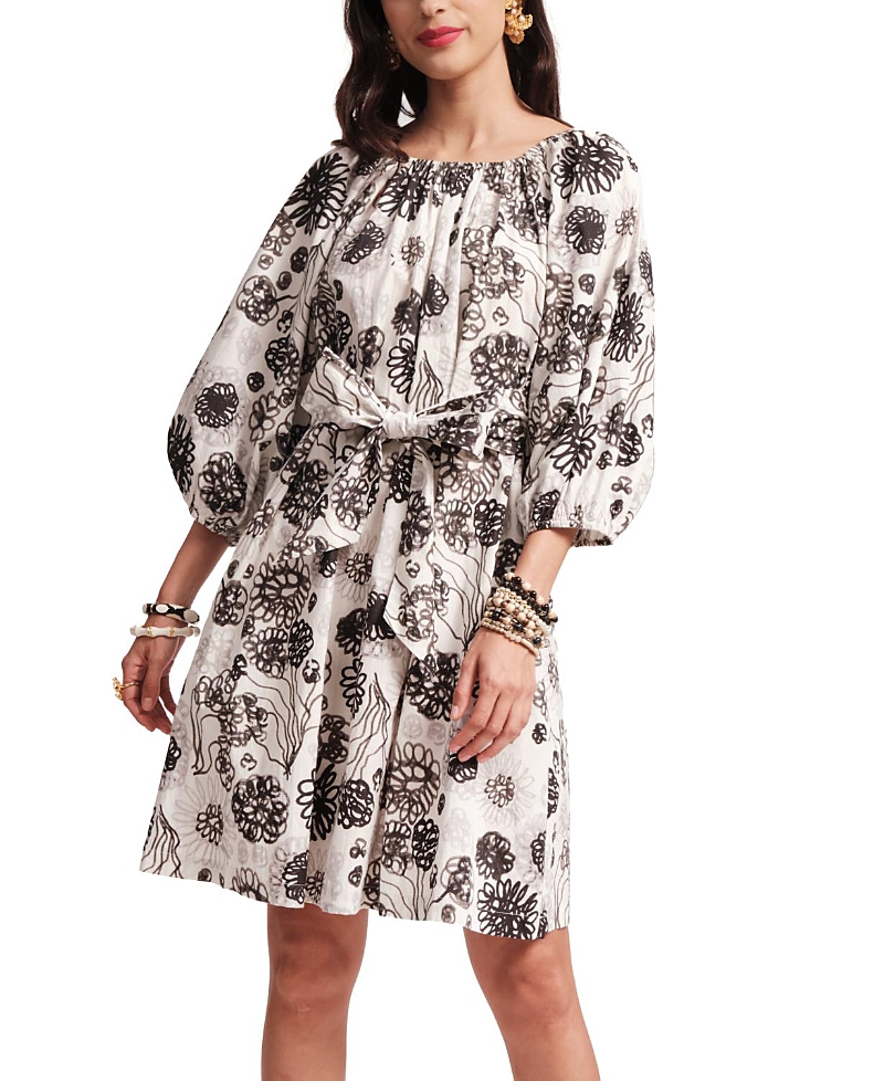 FRANCES VALENTINE BLISS MINI SCRIBBLE DRESS