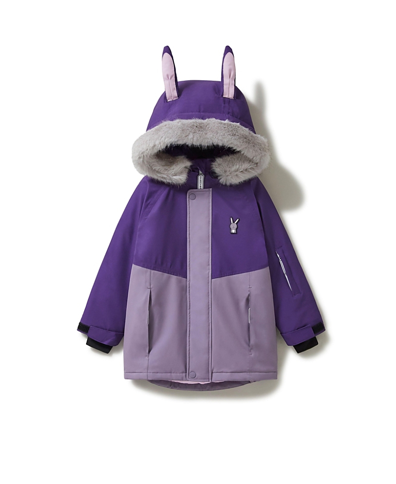 Roarsome Girls' Hop The Bunny Ski Jacket - Little Kid, Big Kid In Purple