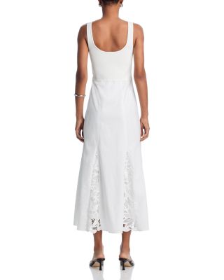 Maeleyse Mixed Media Lace Dress