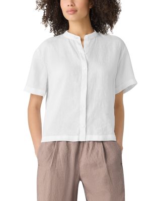 Eileen Fisher - Mandarin Collar Shirt