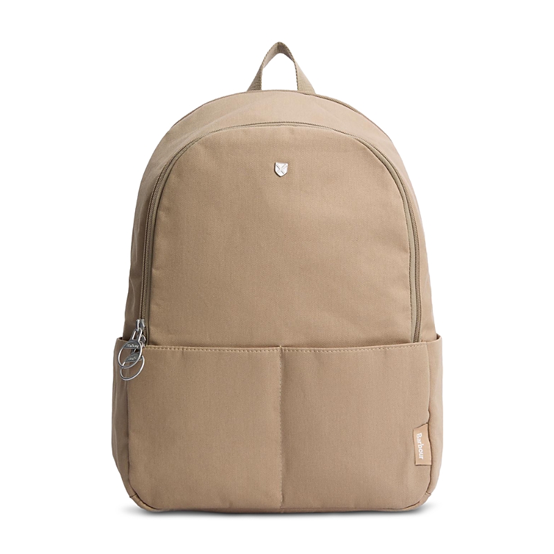 Barbour Cascade City Cotton Twill Backpack In Washed Stone