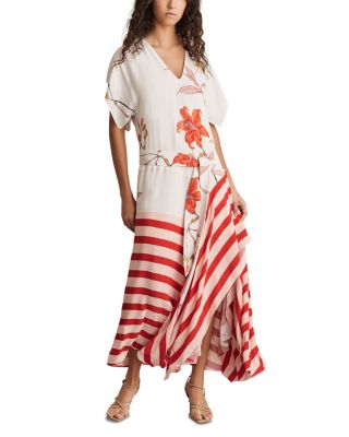 REISS - Floral Stripe Dress
