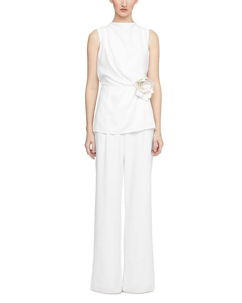 Halston Zahara Crepe Jumpsuit
