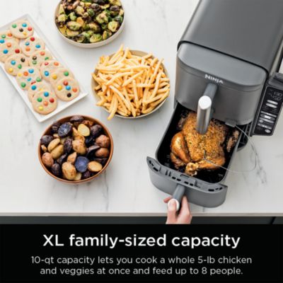 DoubleStack 2 Basket 10 Qt Air Fryer With Smart Thermometer