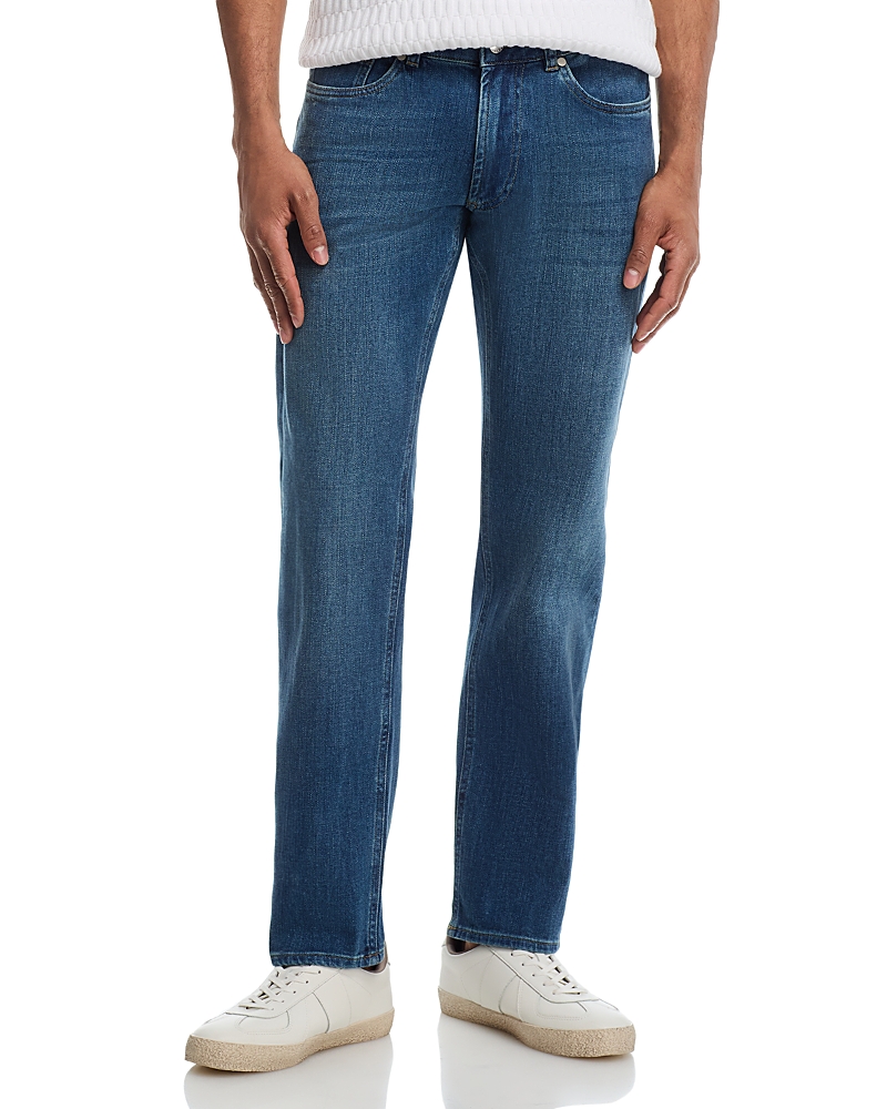 Peter Millar Vintage Regular Fit Jeans in Stone Wash