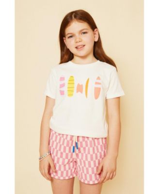 Unisex Recycled Cotton Surfboard T-Shirt - Little, Big Kid