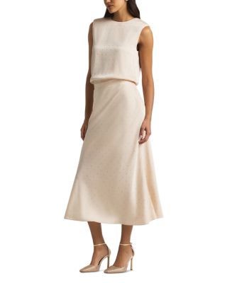 Rhinestone Embellished Jersey Skirt