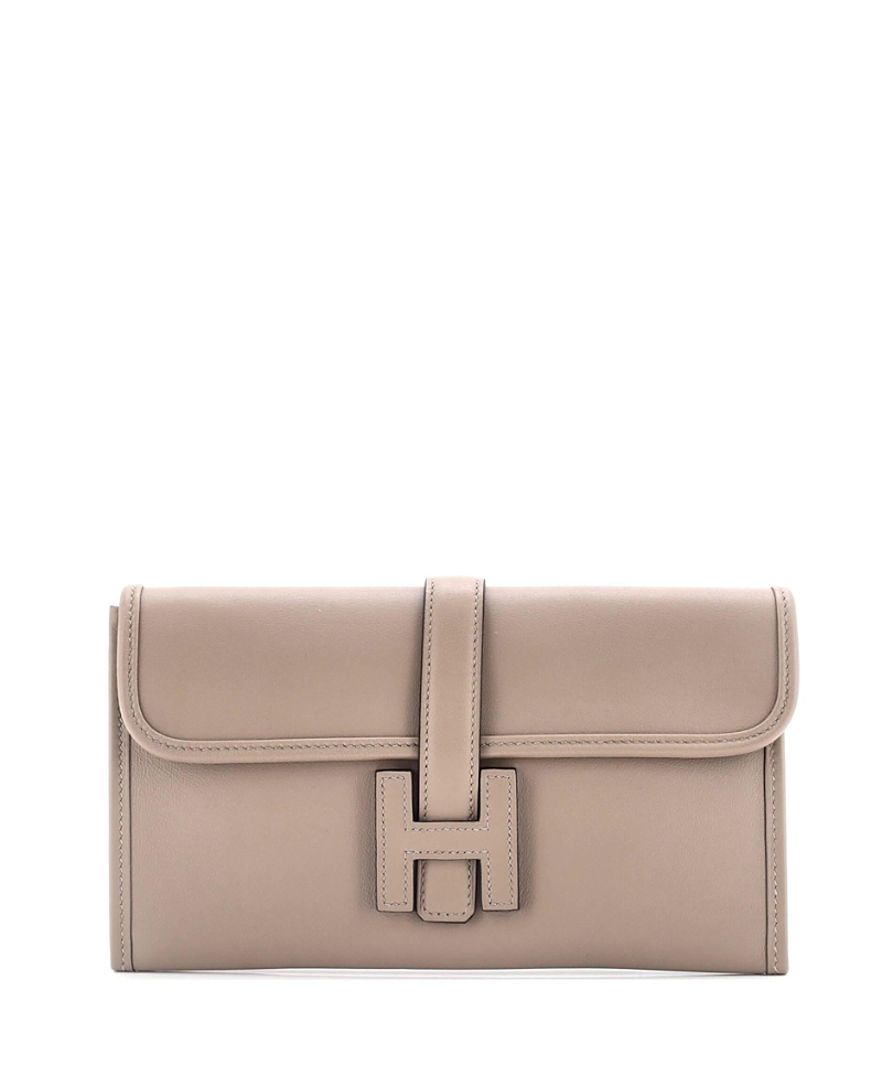 PRE-OWNED HERMES PRE-OWNED HERMES JIGE DUO CLUTCH SWIFT