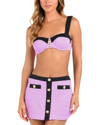 Coco Color Blocked Skirt Cover Up