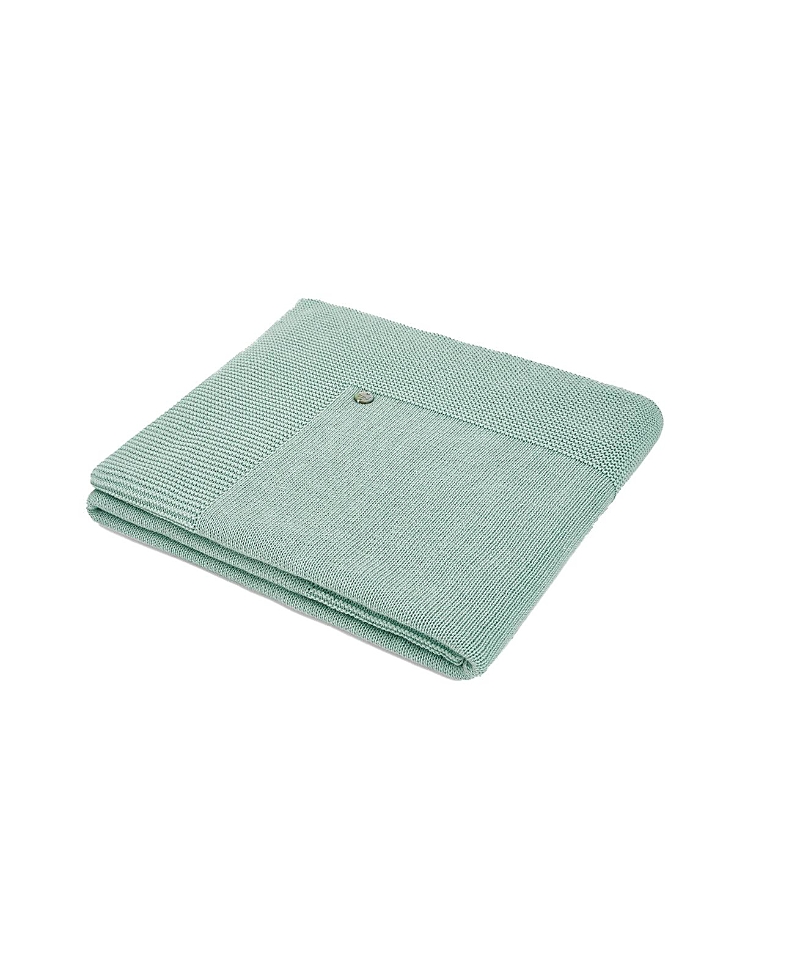 Paz Rodriguez Unisex Esencial Basic Blanket - Baby In Water Green