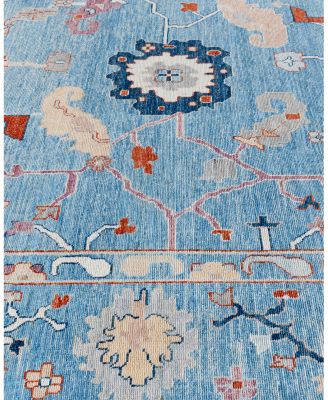 Bloomingdale's Colorful Oushak M1945 Area Rug, 9'2" x 12'8"